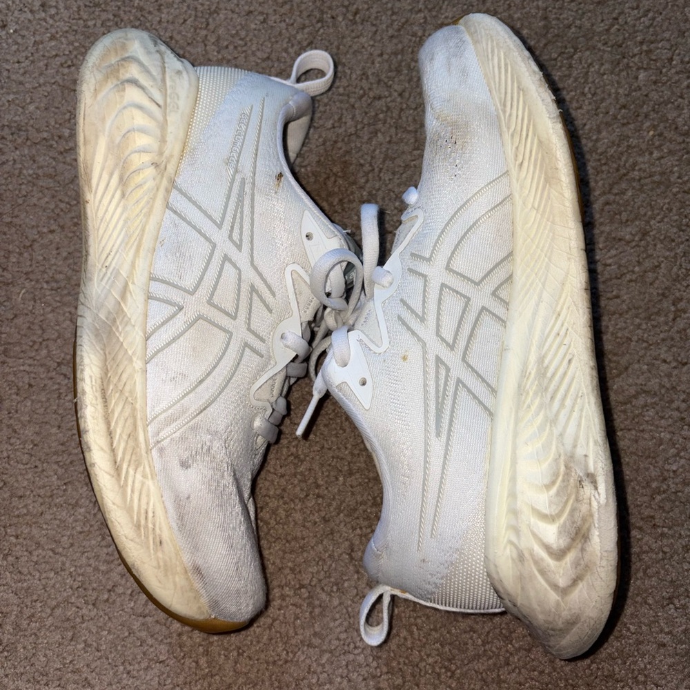 ASICS Gel Cumulus White Running Sneakers